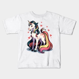 Unicorn Rainbow 12 Kids T-Shirt